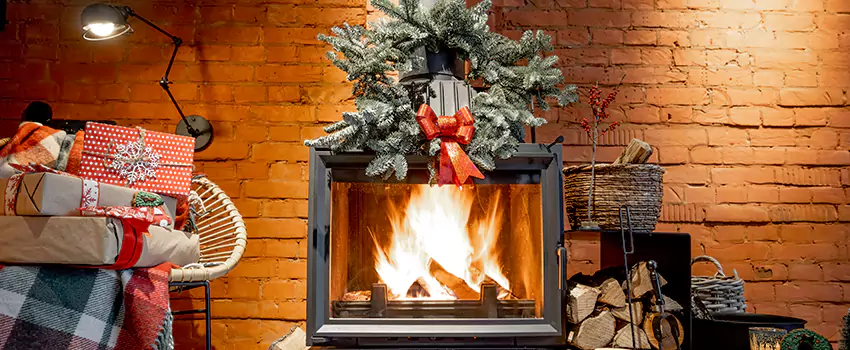 Travis Industries Linear Gas Fireplace Installation in East Riverdale, Maryland